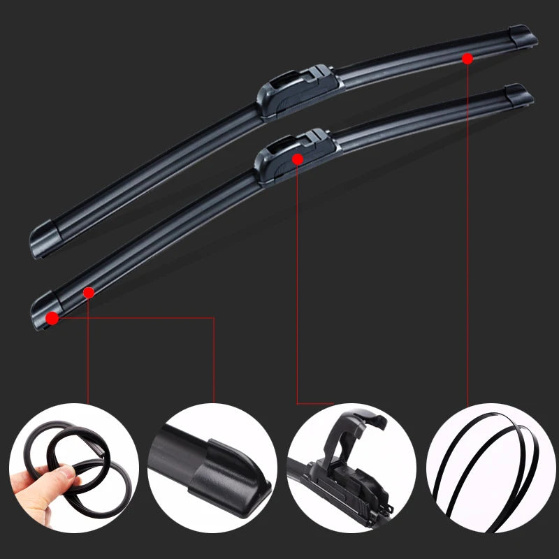 Frameless Universal Windshield Wiper Blades