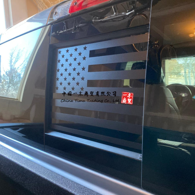 American Flag Decal Sticker for Dodge Ram 1500, 2500 & 3500 (2009-2021)