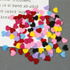 Felt Heart Patches for Crafting and DIY Projects