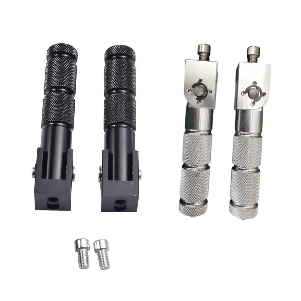 Universal CNC Aluminum Footrest Pedals (8mm)