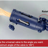 Multi-Angle Paint Brush Extension Clamp for Poles