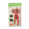 A green package containing a red 3-in-1 grafting tool with replaceable blades for precise garden cuts.