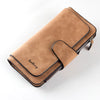 Classic Long PU Leather Wallet with Multiple Pockets