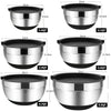 Stainless Steel Mixing Bowl Set with Lids