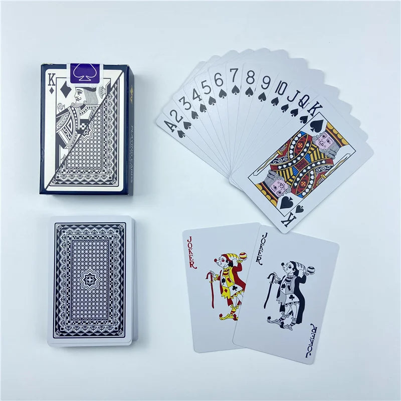 Durable PVC Playing Cards – Waterproof Poker Deck for Texas Hold'em, Baccarat & More
