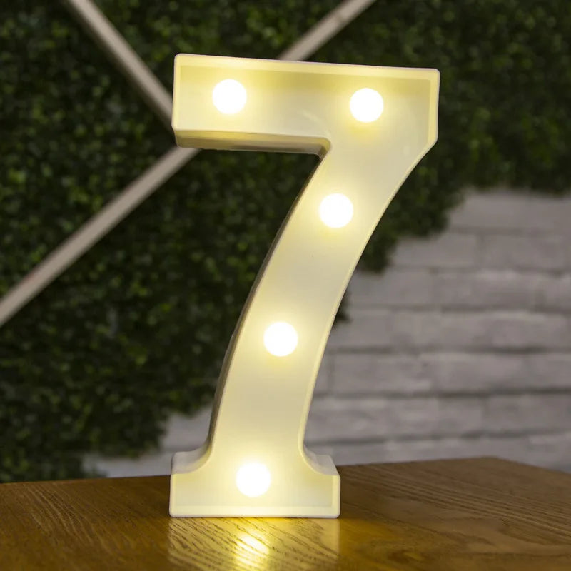 Glowing Alphabet LED Letter Lights for Decor