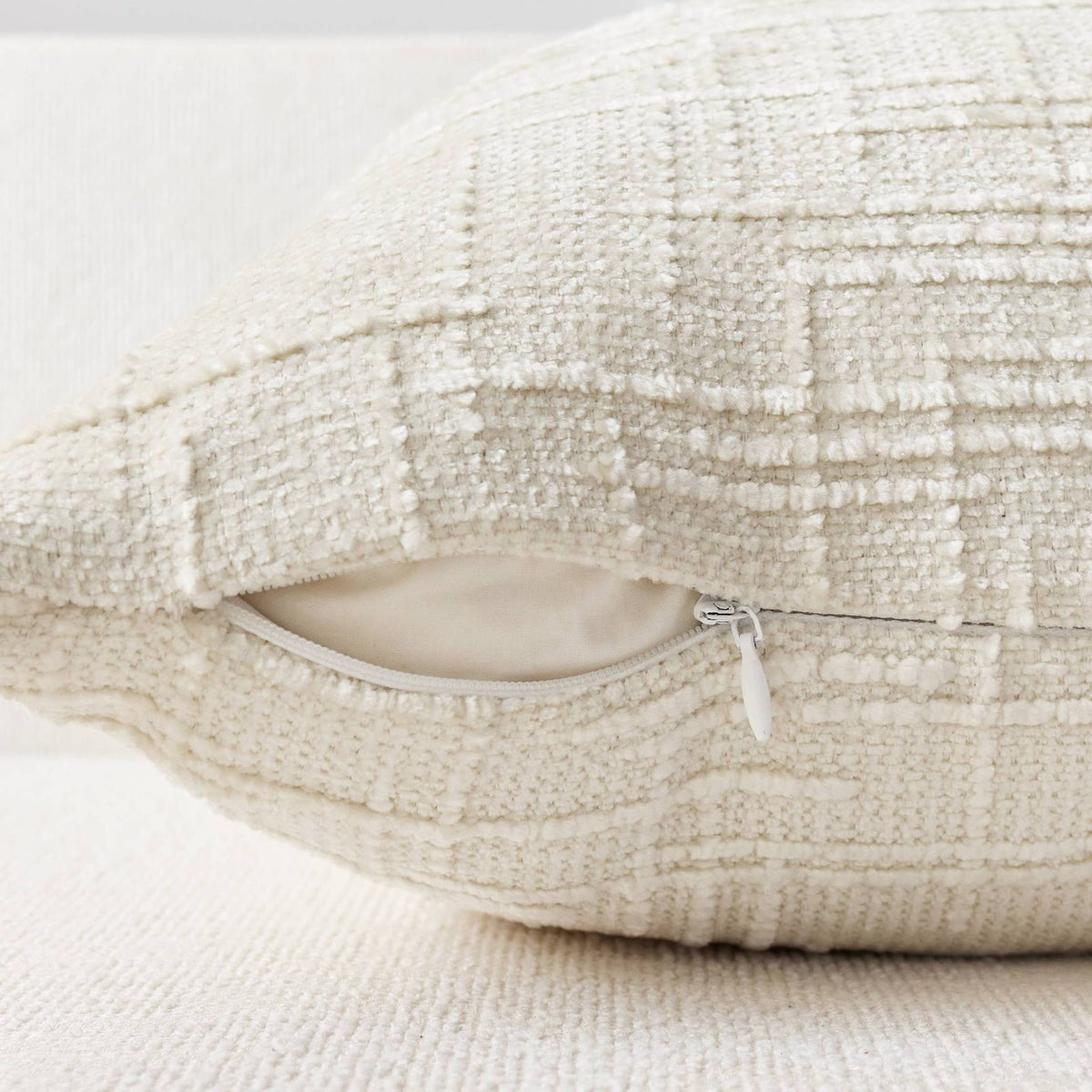 Boucle Texture Throw Pillow Cover