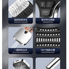 A collection of various shower heads and related accessories including a main shower head, a suspension button, and a 150-pie