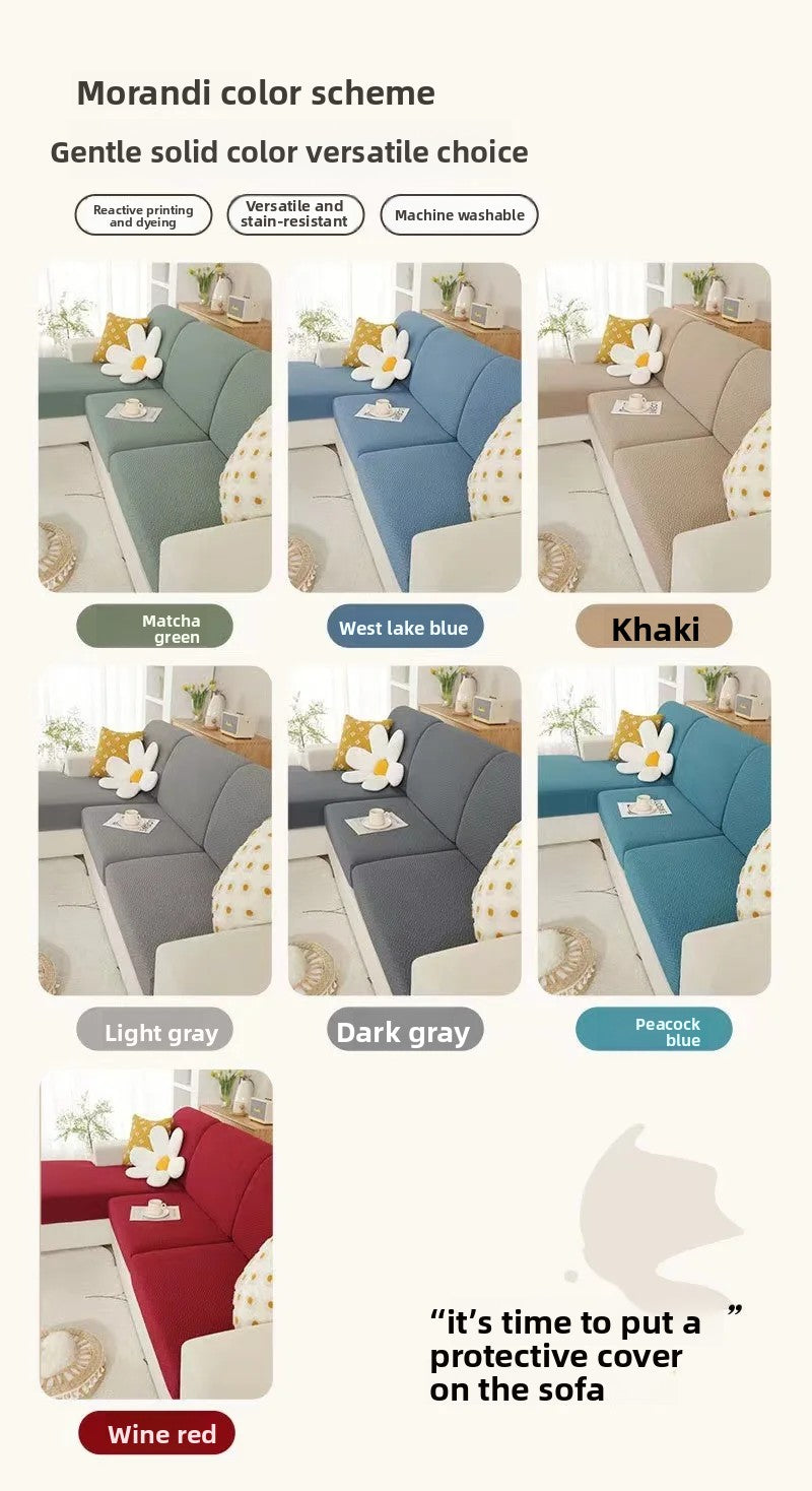 Cat-Proof Sofa Seat Cushion Cover – Scratch-Resistant & Waterproof