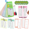 Reusable Multiplication Table Practice Cards with Erasable Pens