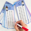 Reusable Multiplication Table Practice Cards with Erasable Pens