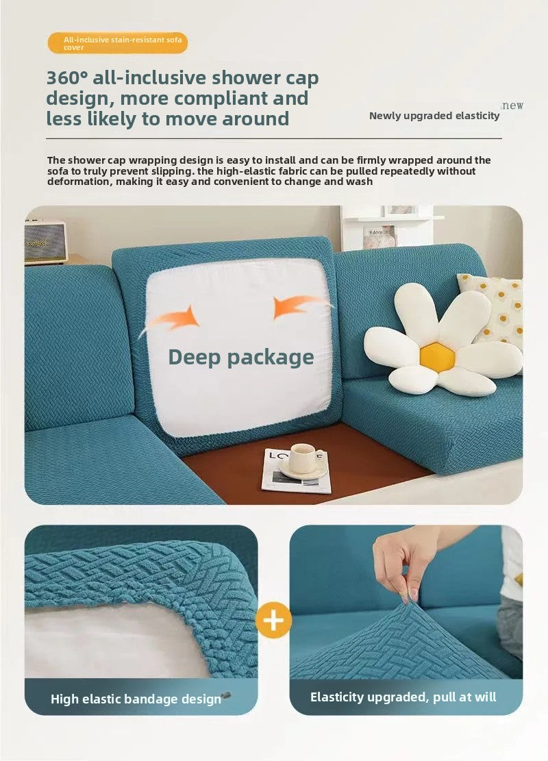Cat-Proof Sofa Seat Cushion Cover – Scratch-Resistant & Waterproof