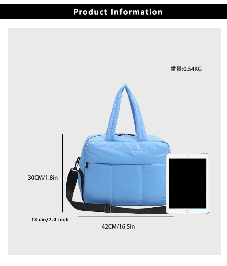 Large Capacity Waterproof Travel Duffel Bag with Wet-Dry Separation