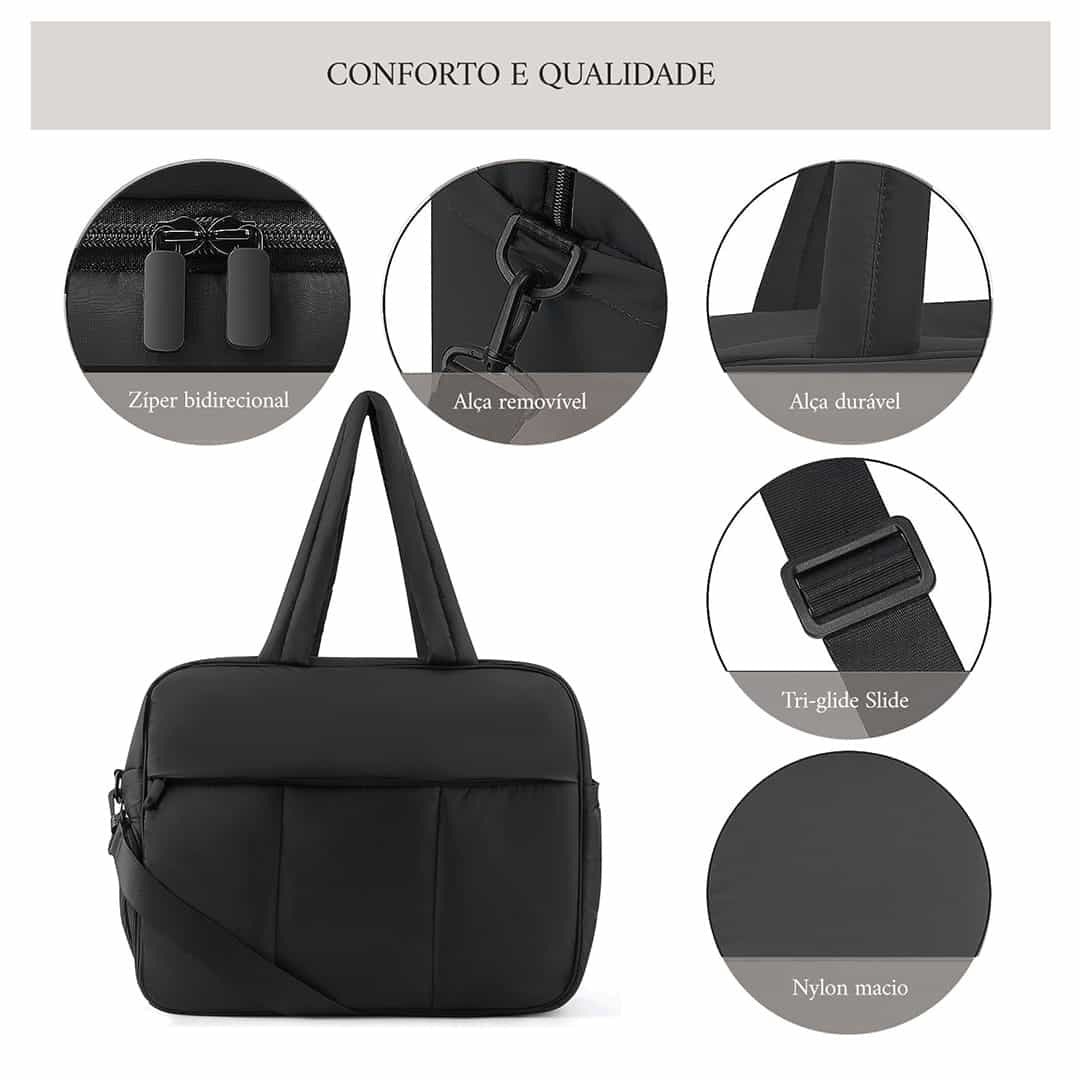Large Capacity Waterproof Travel Duffel Bag with Wet-Dry Separation