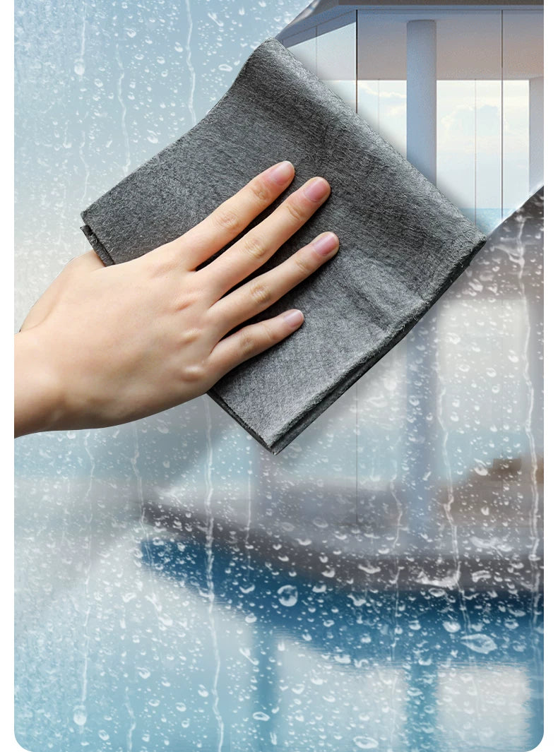 Reusable Microfiber Glass Cleaning Cloth