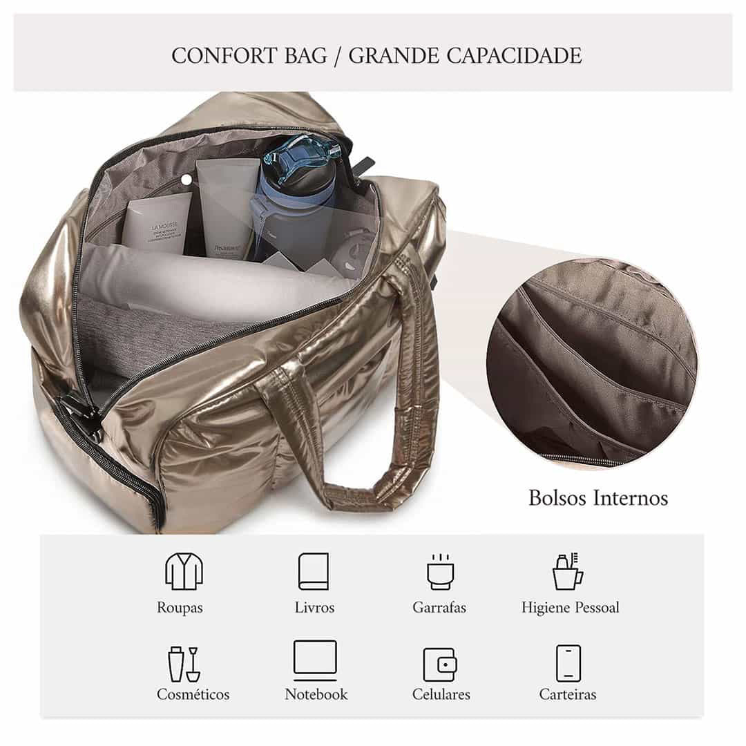 Large Capacity Waterproof Travel Duffel Bag with Wet-Dry Separation