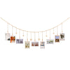 Wooden Beads Photo Garland for Wall Display