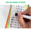 Reusable Multiplication Table Practice Cards with Erasable Pens