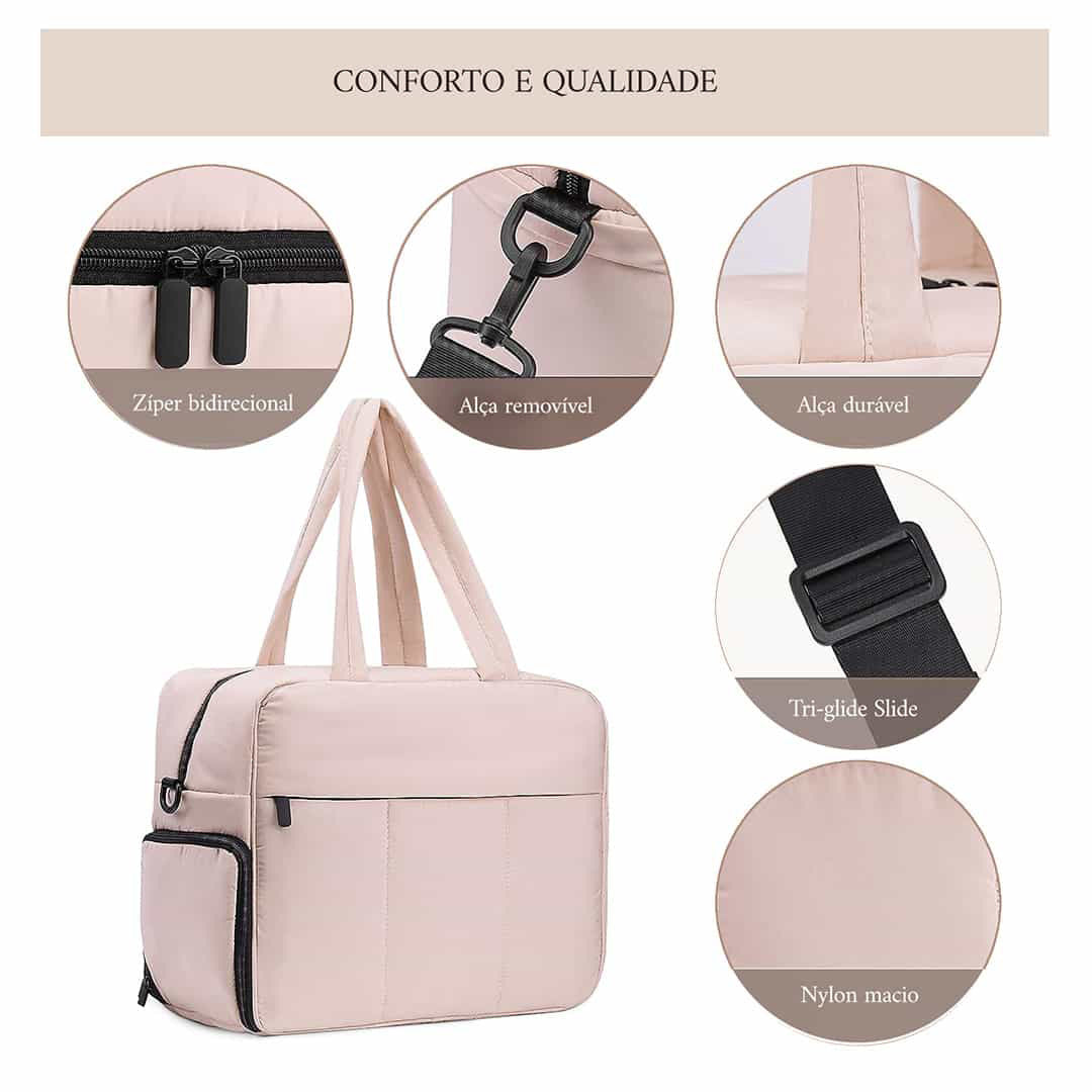 Large Capacity Waterproof Travel Duffel Bag with Wet-Dry Separation