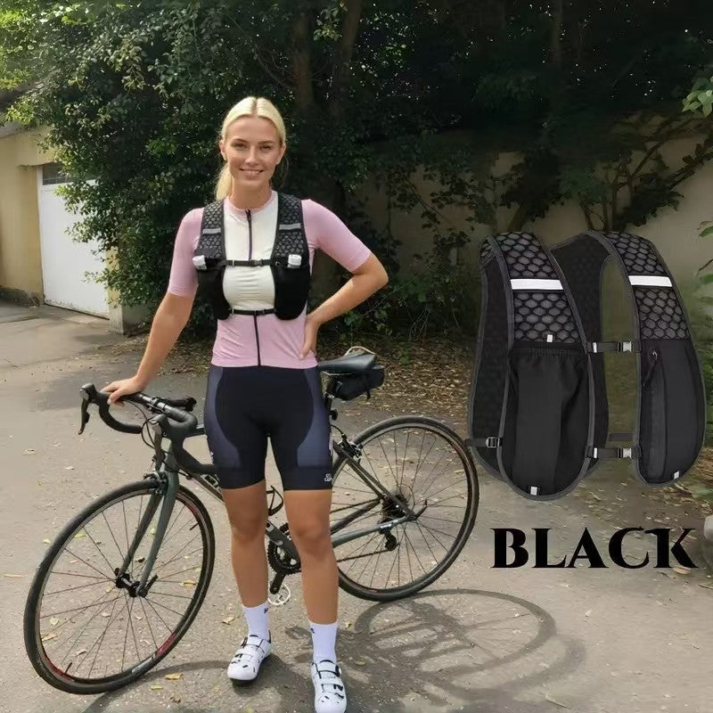 Featherlight Hydration Vest with Reflective Trim and Phone Pocket