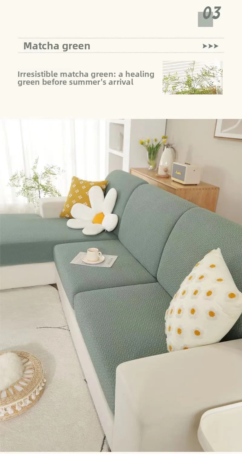 Cat-Proof Sofa Seat Cushion Cover – Scratch-Resistant & Waterproof