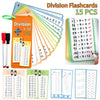 Reusable Multiplication Table Practice Cards with Erasable Pens