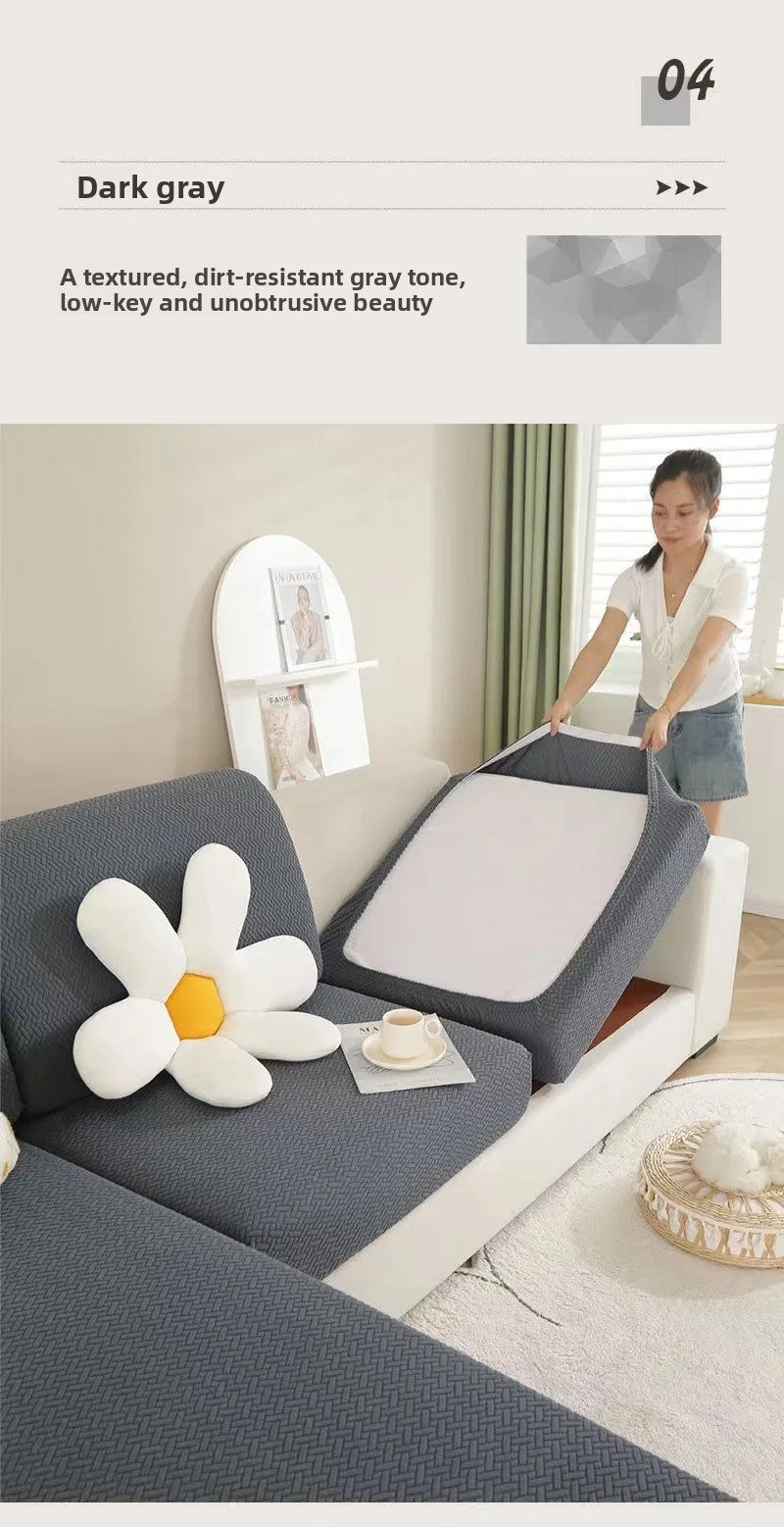Cat-Proof Sofa Seat Cushion Cover – Scratch-Resistant & Waterproof