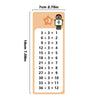 Reusable Multiplication Table Practice Cards with Erasable Pens