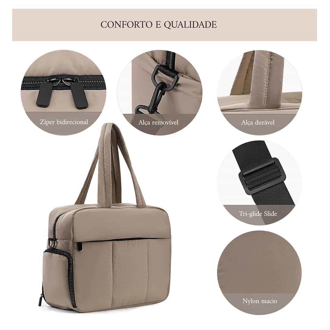 Large Capacity Waterproof Travel Duffel Bag with Wet-Dry Separation