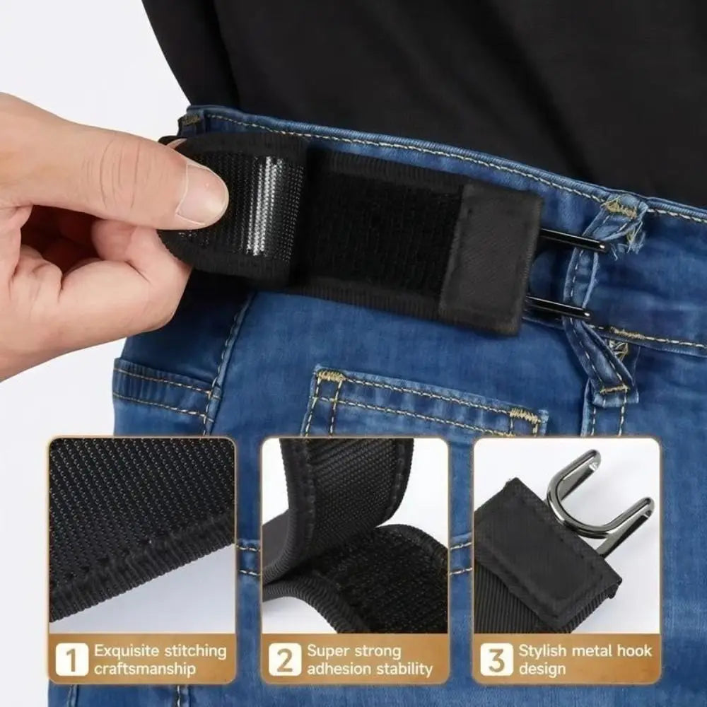 Ceinture à boucle en métal ajustable