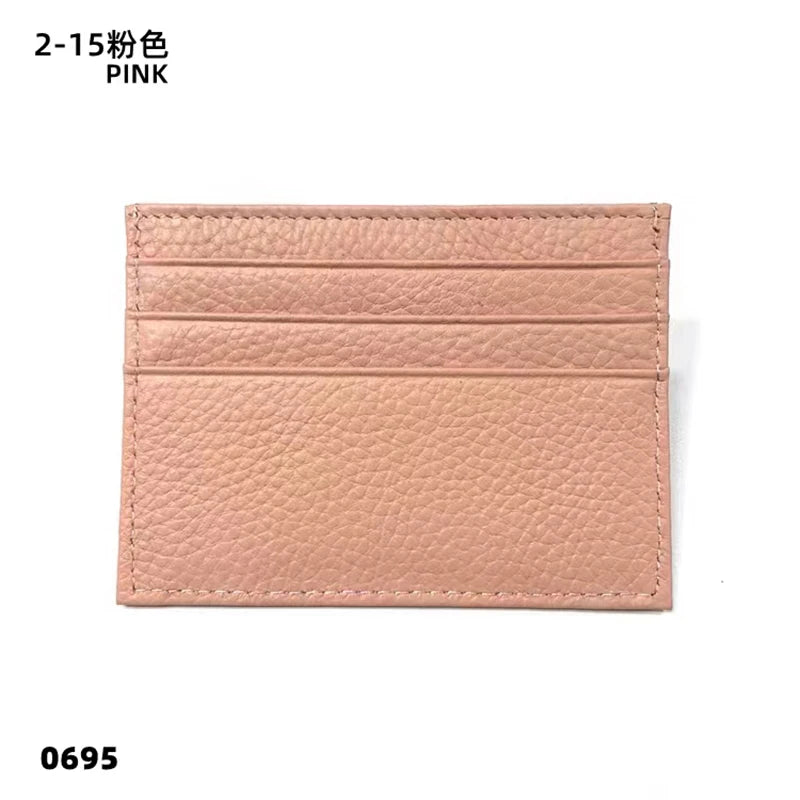 Genuine Leather Credit Card Holder – Slim ID & Card Case