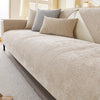 Plush Waterproof Chenille Sofa Cover with Non-Slip Backing