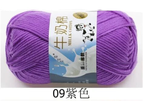 Milk Cotton Crochet Yarn – Soft, Durable Knitting Thread in 91 Colors