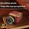 Retro-Inspired Digital Camera with 16x Digital Zoom