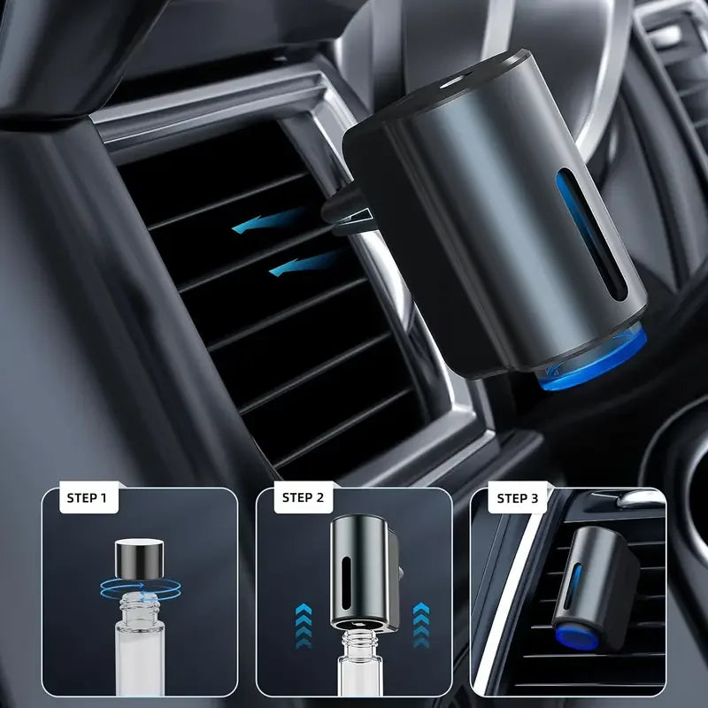 Adjustable Car Aromatherapy Diffuser with Three Scent Strengths