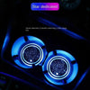 LED Light-Up Car Cup Coasters with Motion-Activated Glow