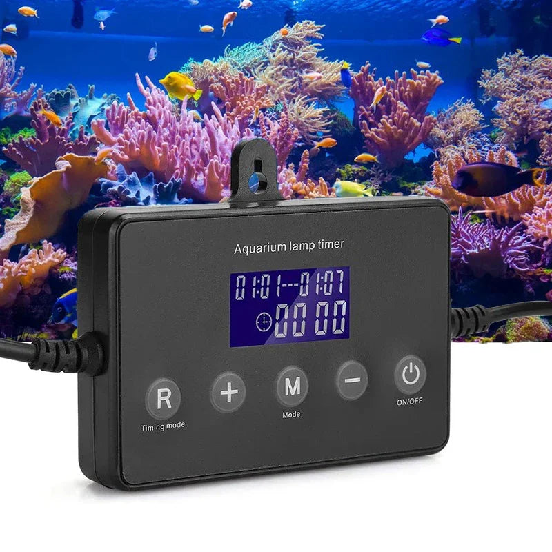 Aquarium LED Light Timer with Dimmer