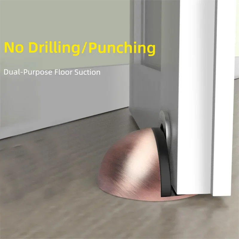 Magnetic No-Drill Door Stopper