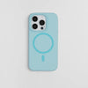 Coque en silicone liquide compatible MagSafe