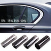 Several rolls of clear automotive window tint film for heat and UV blocking protection