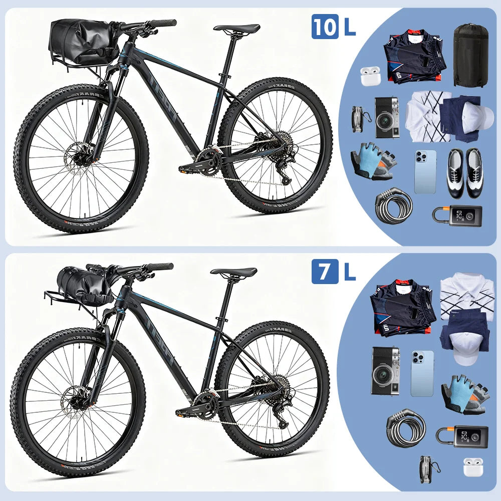 MTB Front Rack Carrier for Bicycle Panniers and Cargo