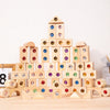 Rainbow Wooden & Acrylic Stacking Blocks Set