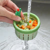 Cactus-Design Kitchen Sink Strainer with Press-to-Empty Basket