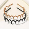 Anti-Slip Zickzack Wavy Headbands für Haare und Haut