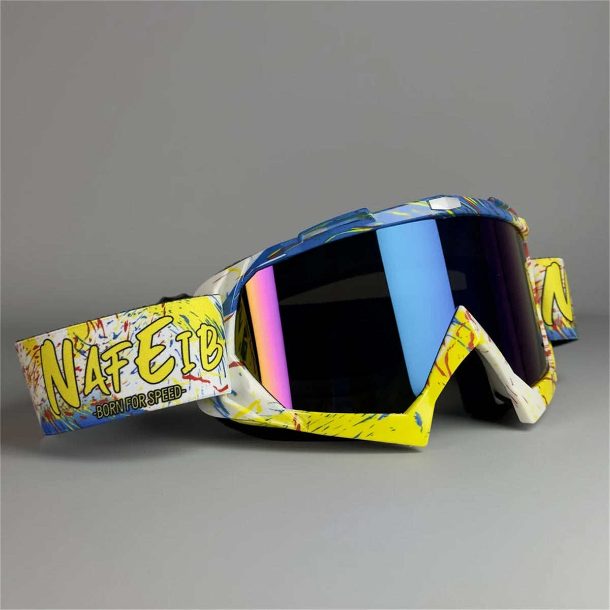 Motocross Goggles with Clear Anti-Fog Lens