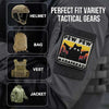 Funny Cat Face PVC Morale Patch with Hook-and-Loop Backing