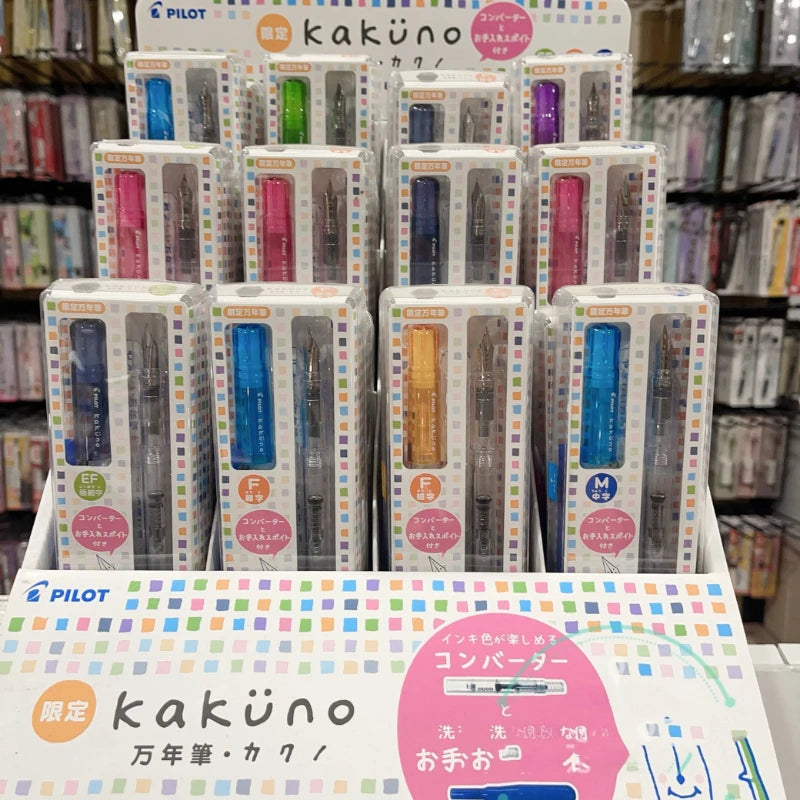 Kakuno Transparent Fountain Pen with Smiley Nib