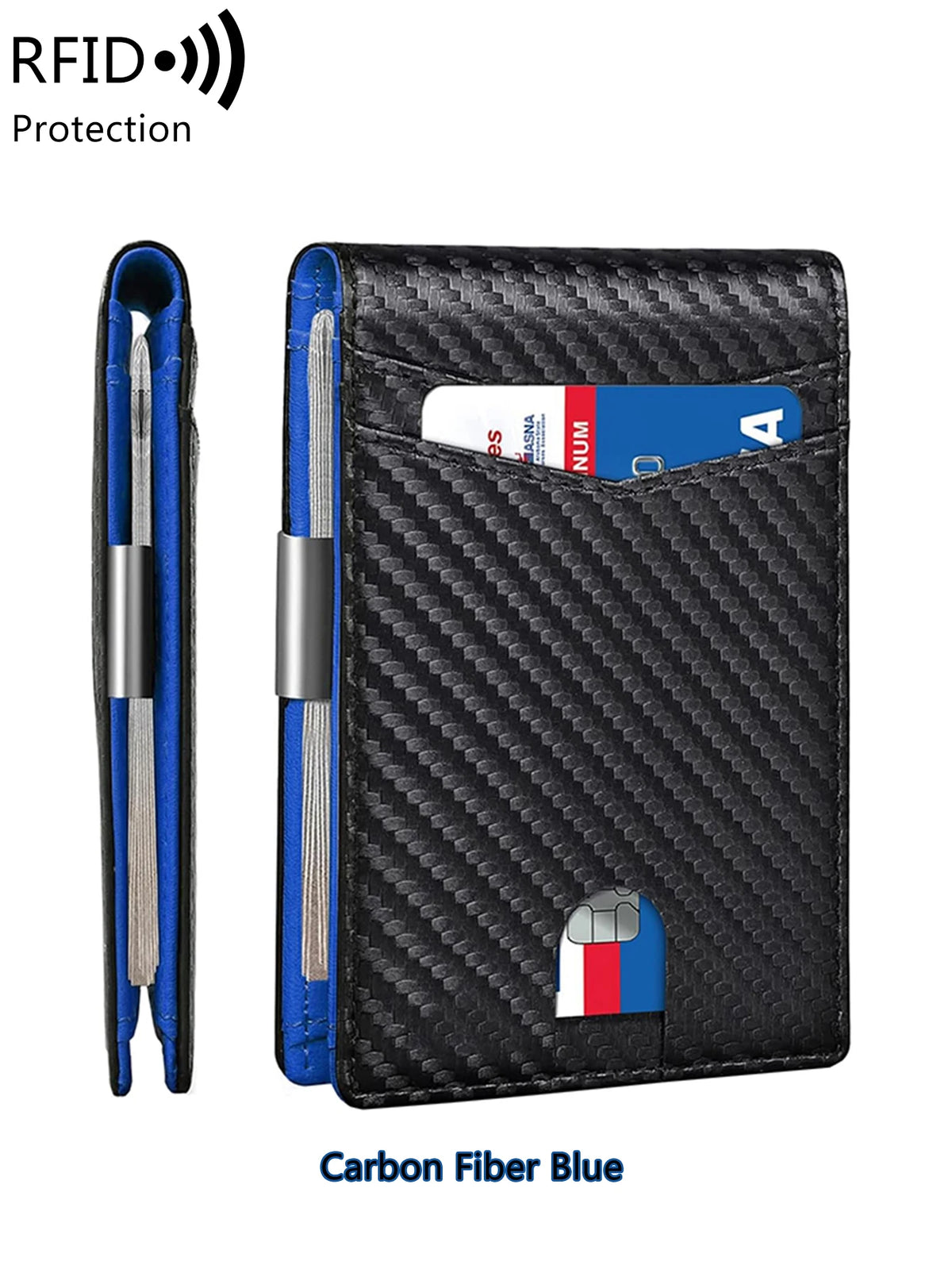 Slim RFID-Blocking Front Pocket Wallet