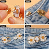Verstellbare Jeans-Button-Pins - 2er Pack