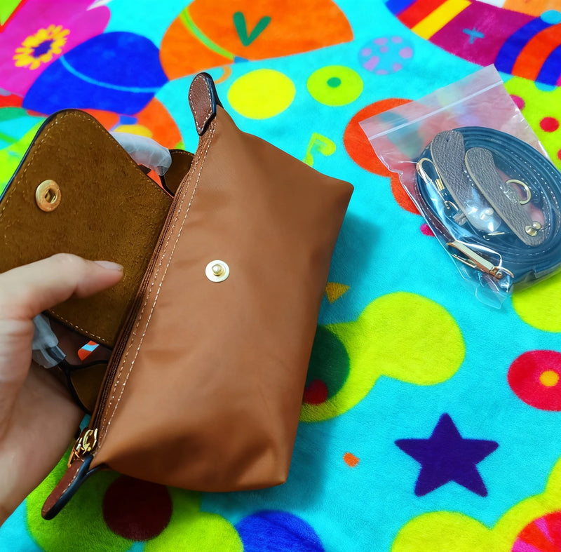 Retro Nylon Mini Crossbody Bag
